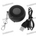Estilo Hamburger Speaker USB recarregável para telefone MP3/MP4/PC/Cell